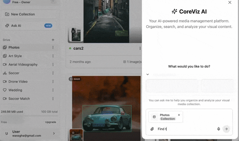 CoreViz Search Interface Demo